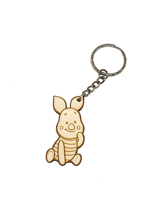 Woodseason Keychain Lemn