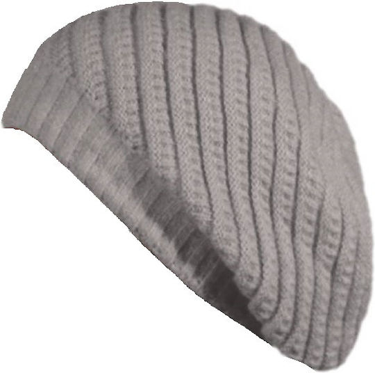 Beanie Unisex Beanie Knitted in Gray color