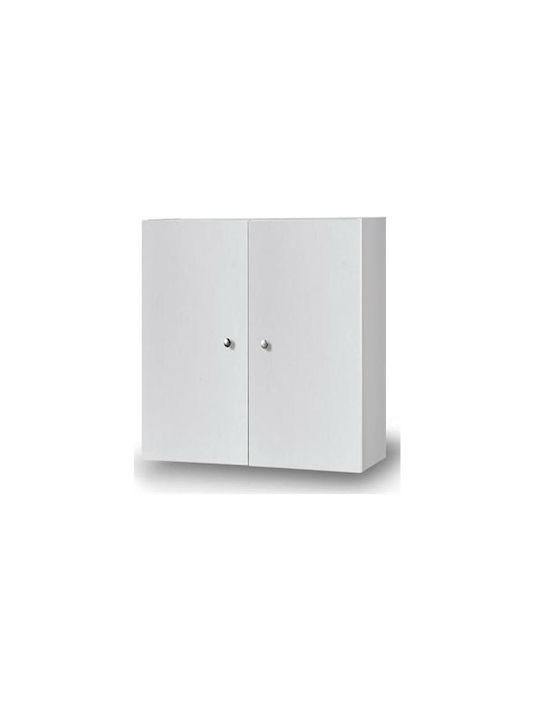 Wall Cabinet White L80xW30xH60cm