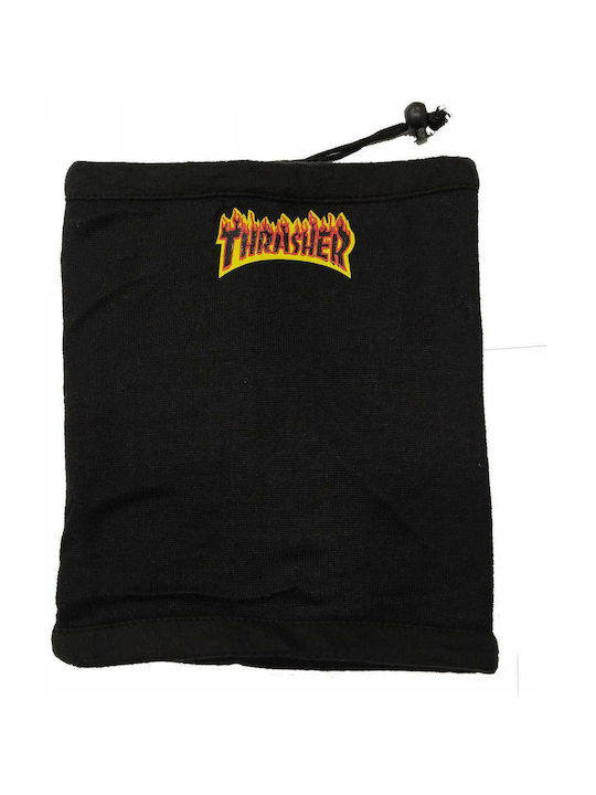 Tatu Moyo Motorcycle Rider Neck Warmer Fleece Black / Green Color