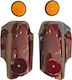 Supra Front Fork Cover for Honda Astrea Supra 100 Red