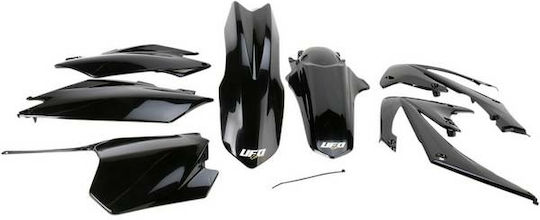 UFO Σετ Πλαστικά Μοτοσυκλέτας για Honda CRF 250 Μαύρο