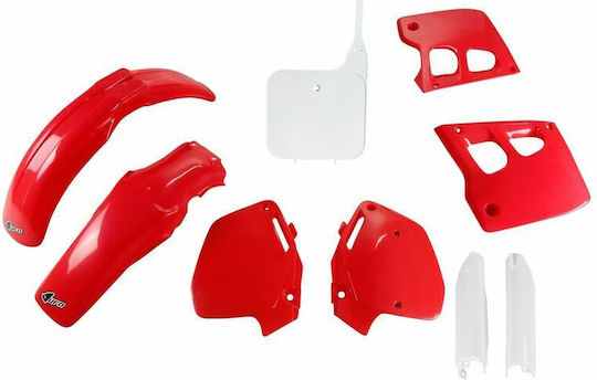 UFO Motorrad Kunststoff-Set für Honda CR 125 Rot 1Stück