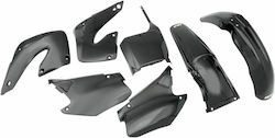 UFO Σετ Πλαστικά Μοτοσυκλέτας για Honda CR 250 / CR 125 Μαύρο