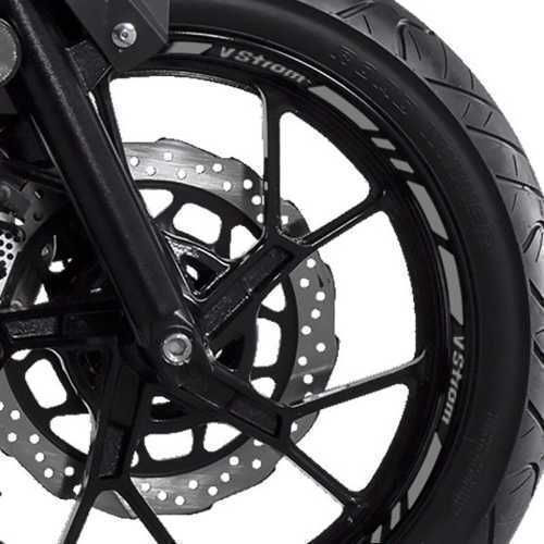Moto Discovery Αυτοκόλλητη Ταινία Ζάντας Ασημί