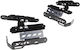 Moto Discovery Bases for Projectors Μοτοσυκλέτας Honda Africa Twin XRV 750 in Black Color 002390