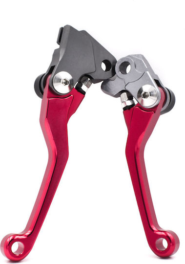 Set of Motorcycle Brake/Clutch Levers for Yamaha YZ250F / YZ450F Red 000.230.6654