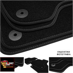 Toyota Paseo 1995-1999 Πατακια Μοκετα Sport Line Μαυρο Me Γκρι Ραφη Γκρι Κεντημα Toyota Σετ 4τμχ