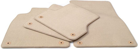 Peugeot 106 Carpet Mats Beige Luxury Line Greek Made Set of 4 Pieces