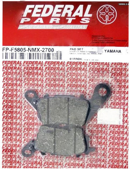Federal Τακάκια Μοτοσυκλέτας Εμπρός για Yamaha Crypton