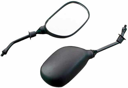 Motorcycle Mirrors Black 2pcs