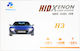 Xenon Set de Iluminare H.i.d H3 Can bus 75W 12V 6000K Alb rece