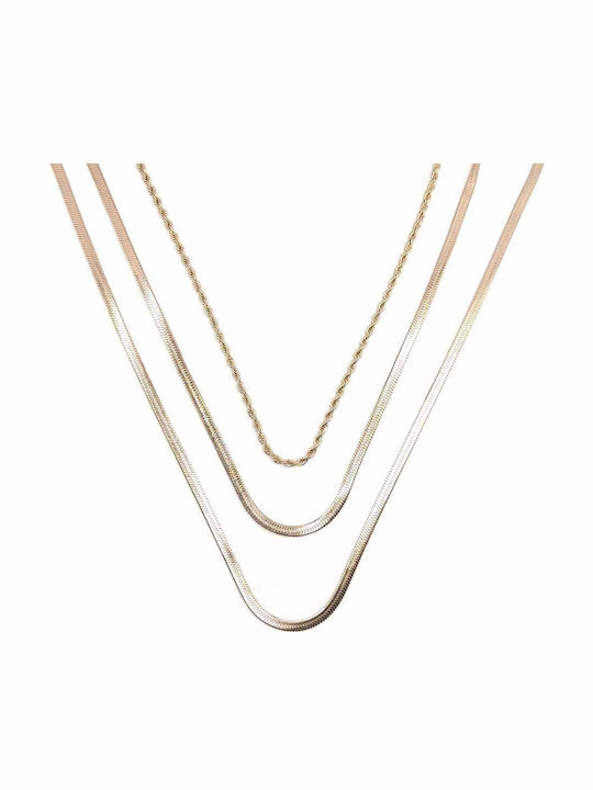 Chain Neck Snake Gold-plated