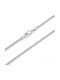 FenixJewelry Λευκόχρυση Αλυσίδα Λαιμού 14Κ Μήκους 50cm
