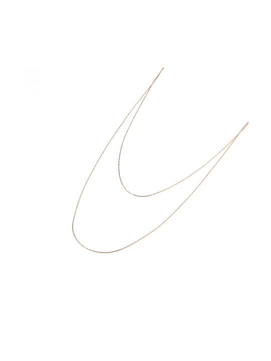 Silver Chain Neck Gold-plated Length 60cm