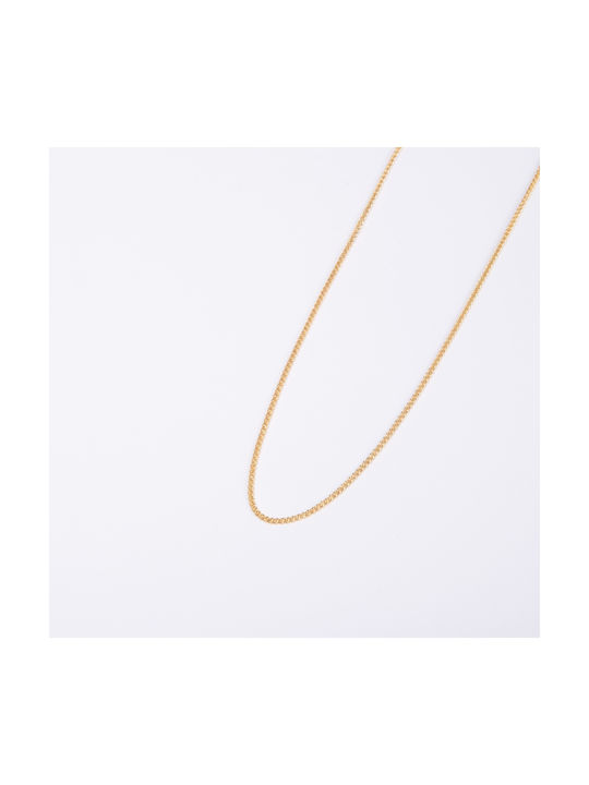 Silver Chain Neck Gold-plated Length 50cm