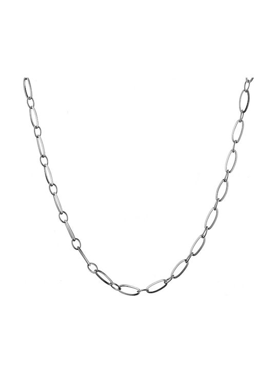 Verorama Chain Neck made of Steel Thin Thickness 3mm and Length 80cm