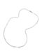 Tribute Silver Chain Neck Thin Thickness 1.5mm and Length 50cm