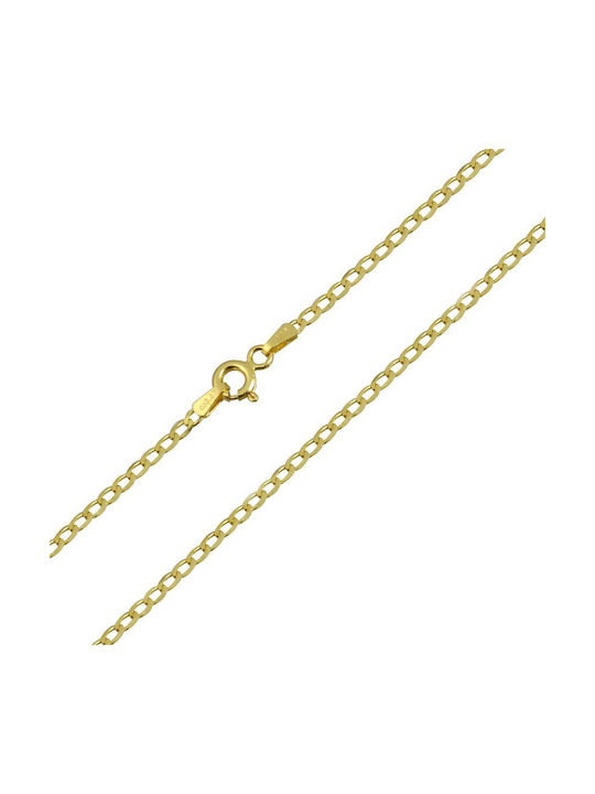 Goldene Kette Nacken 14K