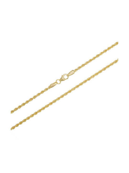 Goldene Kette Nacken 14K