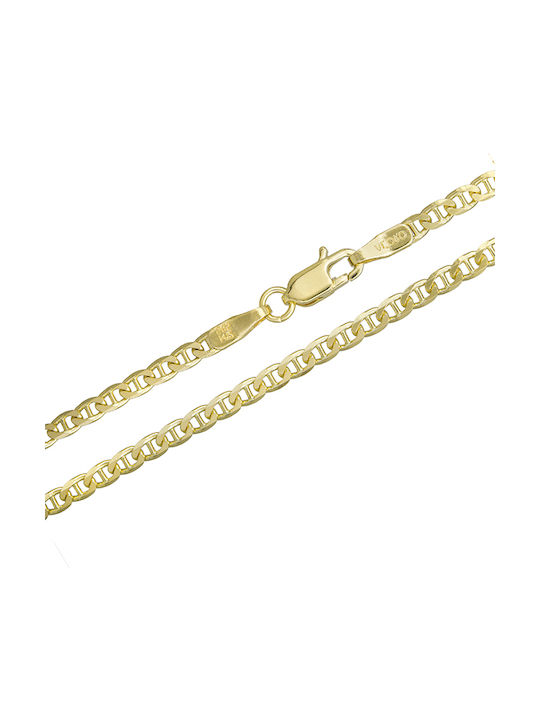 Goldene Kette Nacken 14K