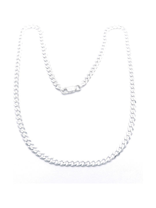 PS Silver Silberne Kette Nacken Dünn Dicke 4.2mm und Länge 45cm