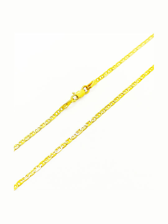 PS Silver Златна Верига Врат Тета 14K Дължина 40cm