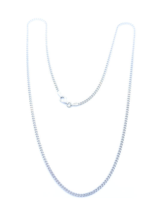 PS Silver Silver Chain Neck Thin Thickness 2.1mm and Length 45cm