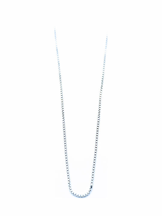 PS Silver Ασημένια Αλυσίδα Λαιμού Μήκους 55cm