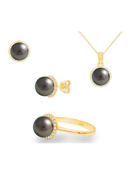 Margaritari Set with Necklace , Earrings & Ring...