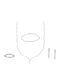 Vitopoulos Set with Necklace , Earrings & Ring from White Gold 14K with Stones