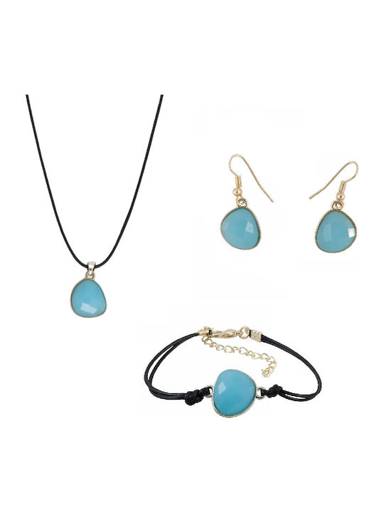 Tatu Moyo Set with Necklace , Earrings & Bracel...