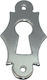 Rosette - Door Escutcheon Furniture Silver