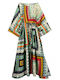 Rock Club Feminin Caftan de Plajă Multicolor