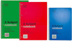 Next Spiral Notebooks Ruled A5 2 Subjects Multicolour 10pcs