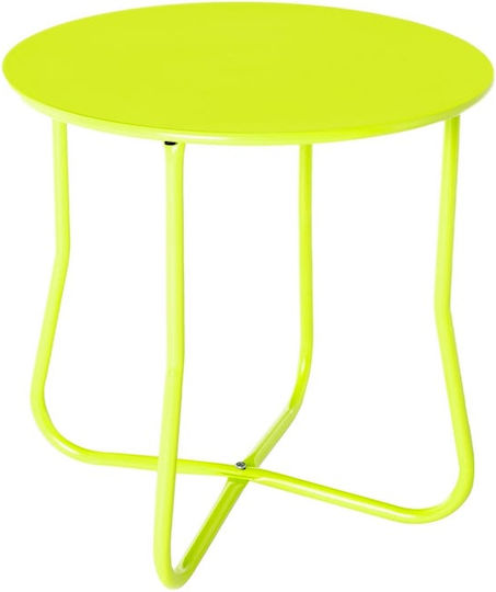 Metal Masa auxiliară pentru spații exterioare mici Verde 45x45x45buc
