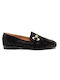 Malesa Women's Moccasins in Black Color