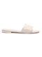 Malesa Women's Flat Sandals in White Color