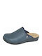 Anatomische Lederne Damen Hausschuhe Blau