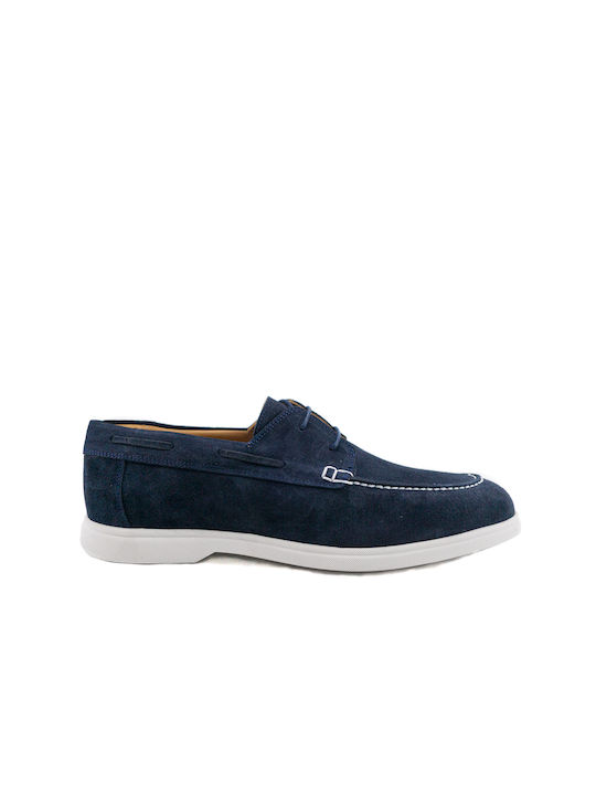 Vice Footwear Suede Ανδρικά Loafers σε Μπλε Χρώμα