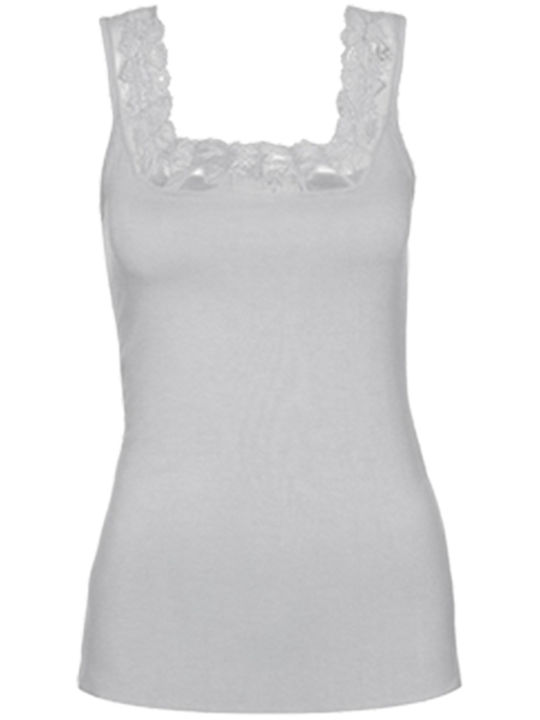 Cotonella Women's Sleeveless T-Shirt Gray