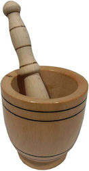 Wooden Mortar 11x11cm