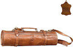 Tips Knives Case Leather Brown Bag