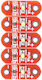 LED Θερμό Λευκό 1τμχ 5PCS/PACK