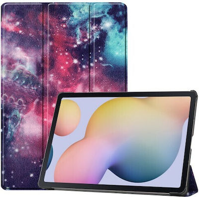 Flip Cover Δερματίνης Πολύχρωμο (Galaxy Tab S7+)