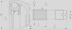 Open Parts Gelenk-Bausatz für Citroen Pullover Peugeot Boxer Open Parts Gelenk-Bausatz für Citroen Pullover Peugeot Boxer
