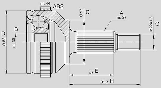 Open Parts Комплект съединения за Ford Mondeo