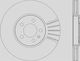 Open Parts Σετ Δισκόπλακες 1τμχ για Mercedes-Benz V Seat Ibiza / Leon