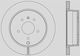 Open Parts Brake Discs 1pcs for Opel Antara