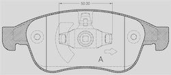 Open Parts Bremsbelag für Dacia Staubwedel Renault Megane / Erfassen